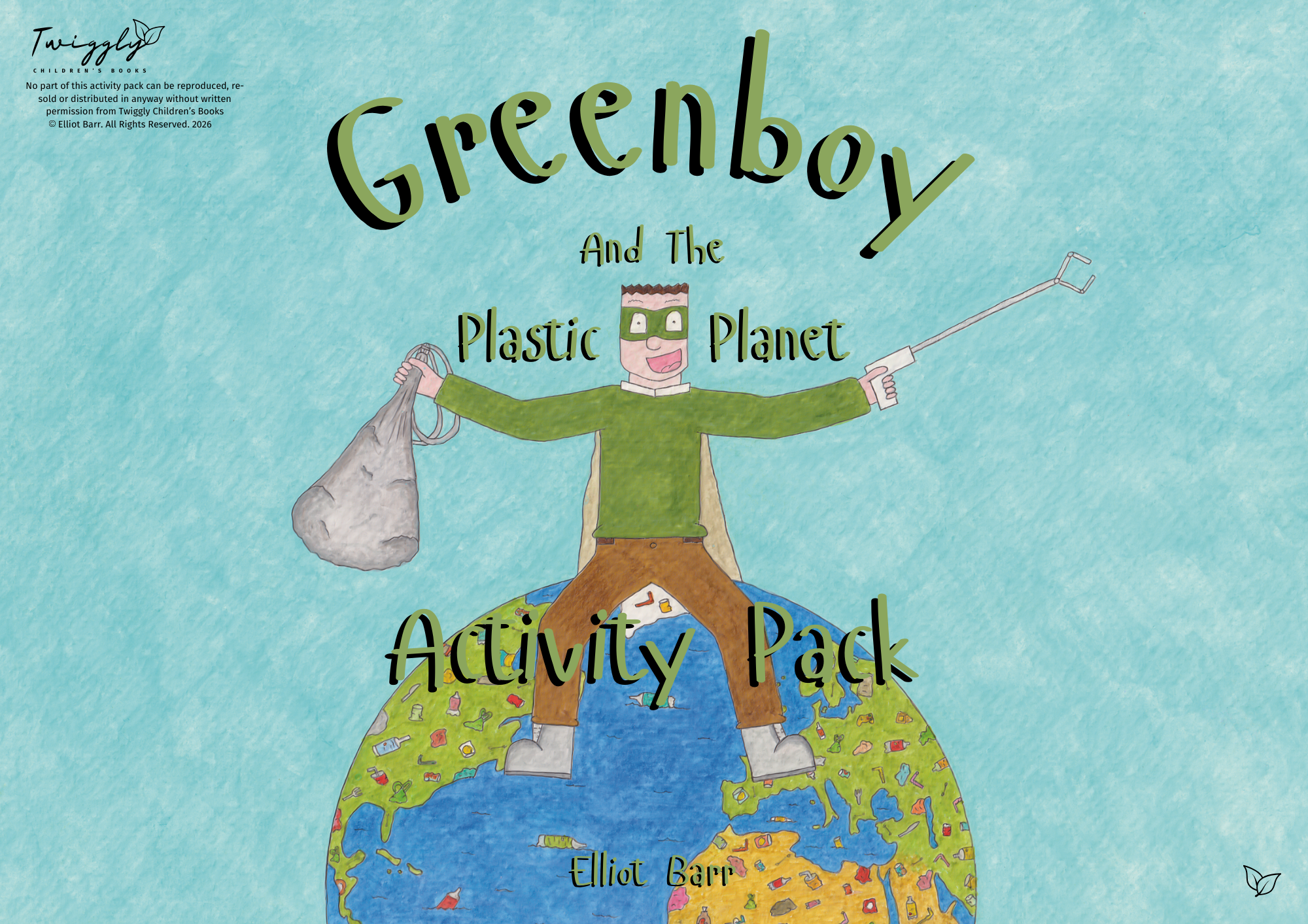 Greenboy and the Plastic Planet Activity Pack - Digital Download