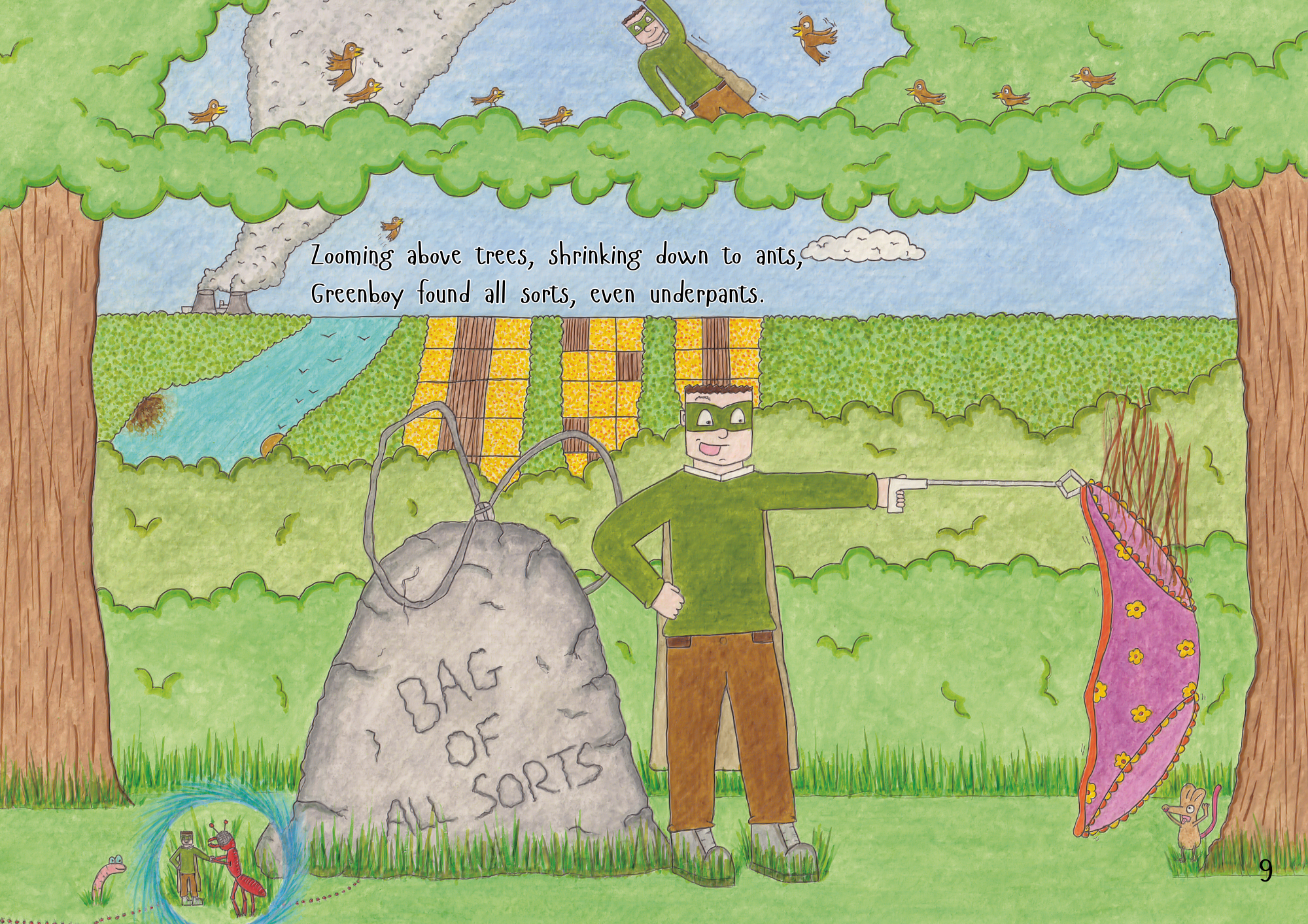Greenboy and the Plastic Planet - Eco Superhero Children's Book for Ages 4-8 (rhyming picture book about pollution and caring for the environment)
